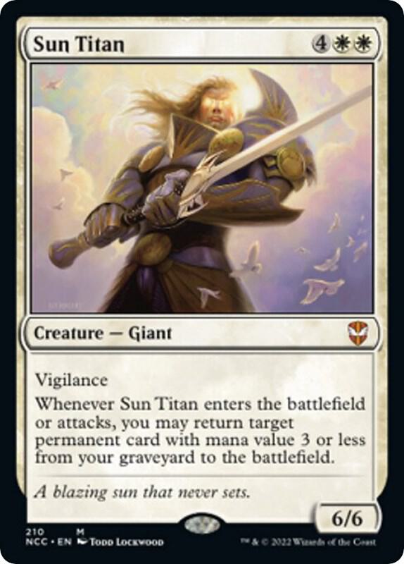 Sun Titan (210) [New Capenna Commander]