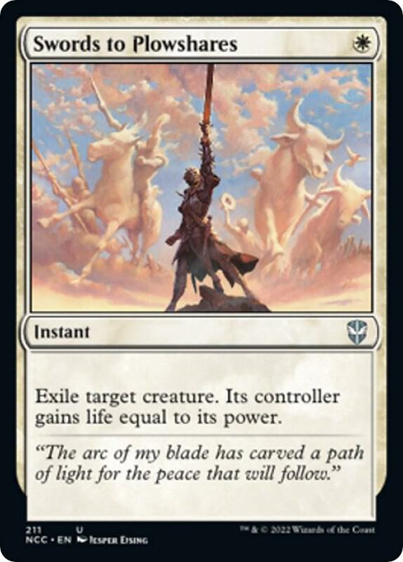 Swords to Plowshares (211) [New Capenna Commander]