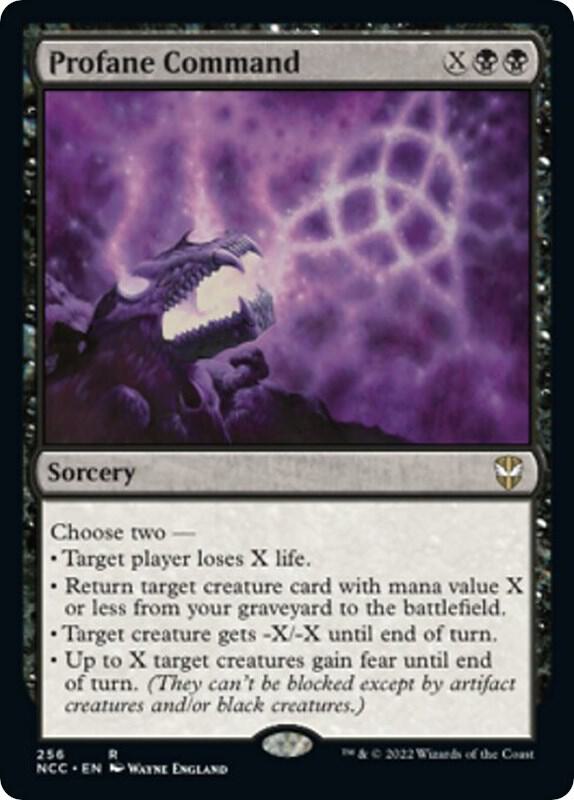 Profane Command (256) [New Capenna Commander]