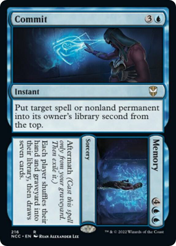 Commit // Memory (216) [New Capenna Commander]