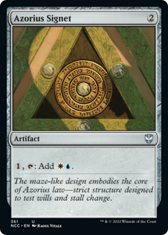 Azorius Signet (361) [New Capenna Commander]