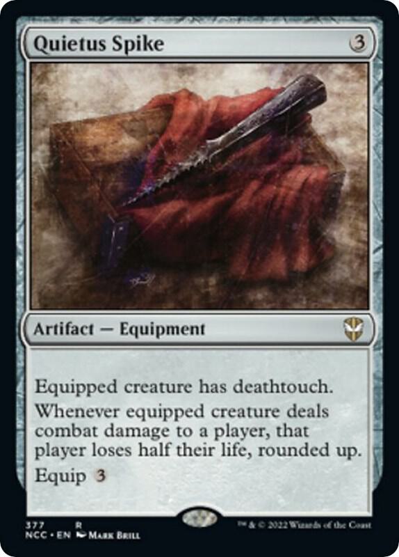 Quietus Spike (377) [New Capenna Commander]