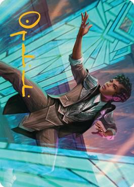 Dapper Shieldmate Art Card (Gold-Stamped Signature) (2) [Streets of New Capenna Art Series]