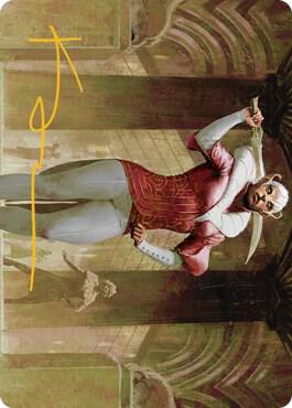 Mage's Attendant Art Card (Gold-Stamped Signature) (5) [Streets of New Capenna Art Series]