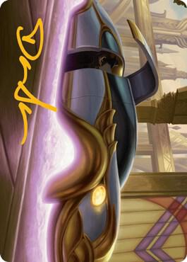 Mysterious Limousine Art Card (Gold-Stamped Signature) (6) [Streets of New Capenna Art Series]