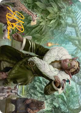 Rumor Gatherer Art Card (Gold-Stamped Signature) (7) [Streets of New Capenna Art Series]