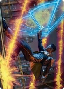 Wingshield Agent Art Card (14) [Streets of New Capenna Art Series]