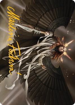 Angel of Suffering Art Card (Gold-Stamped Signature) (16) [Streets of New Capenna Art Series]