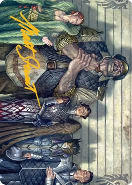 Rogues' Gallery Art Card (Gold-Stamped Signature) (17) [Streets of New Capenna Art Series]