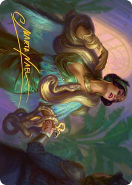 Venom Connoisseur Art Card (Gold-Stamped Signature) (21) [Streets of New Capenna Art Series]