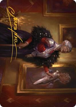 Evelyn, the Covetous Art Card (Gold-Stamped Signature) (24) [Streets of New Capenna Art Series]
