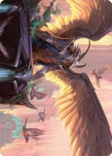 Falco Spara, Pactweaver Art Card (25/81) [Streets of New Capenna Art Series]