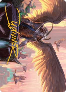 Falco Spara, Pactweaver Art Card (25/81) (Gold-Stamped Signature) [Streets of New Capenna Art Series]