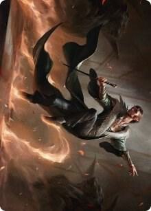 Fleetfoot Dancer Art Card (26) [Streets of New Capenna Art Series]