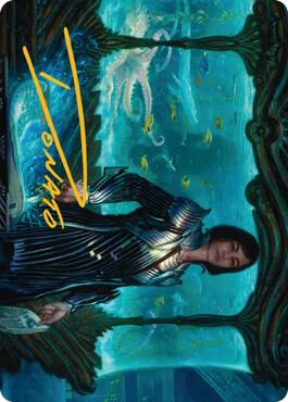 Lagrella, the Magpie Art Card (Gold-Stamped Signature) (28) [Streets of New Capenna Art Series]