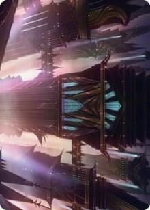 Skybridge Towers Art Card (37) [Streets of New Capenna Art Series]