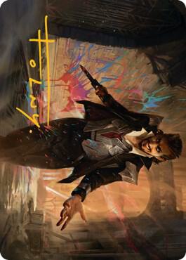 Anhelo, the Painter Art Card (Gold-Stamped Signature) (38) [Streets of New Capenna Art Series]