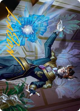 Kros, Defense Contractor Art Card (Gold-Stamped Signature) (44) [Streets of New Capenna Art Series]