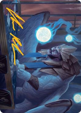 Tivit, Seller of Secrets Art Card (Gold-Stamped Signature) (47) [Streets of New Capenna Art Series]