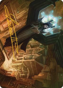 Angelic Sleuth Art Card (Gold-Stamped Signature) (48) [Streets of New Capenna Art Series]