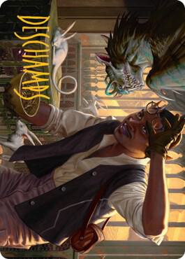 Bennie Bracks, Zoologist Art Card (Gold-Stamped Signature) (49) [Streets of New Capenna Art Series]