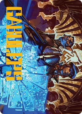 Contractual Safeguard Art Card (Gold-Stamped Signature) (50) [Streets of New Capenna Art Series]