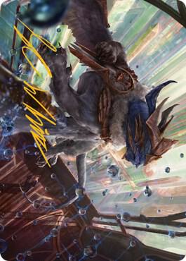 Change of Plans Art Card (Gold-Stamped Signature) (52) [Streets of New Capenna Art Series]