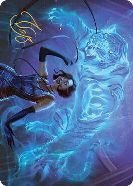 Extravagant Replication Art Card (Gold-Stamped Signature) (53) [Streets of New Capenna Art Series]