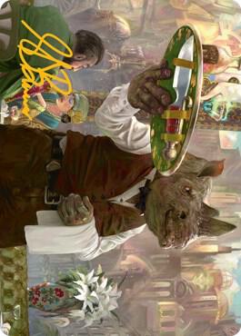 Killer Service Art Card (Gold-Stamped Signature) (62) [Streets of New Capenna Art Series]