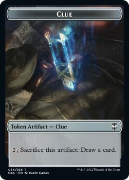 Clue // Copy Double-Sided Token (34 // 1) [New Capenna Commander]