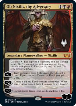 Ob Nixilis, the Adversary (206) [Streets of New Capenna Promos]