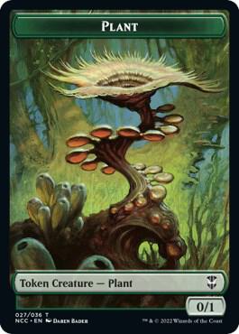 Plant // Citizen Double-Sided Token (27 // 12) [New Capenna Commander]