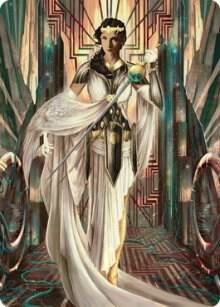 Elspeth Resplendent Art Card (64/81) [Streets of New Capenna Art Series]