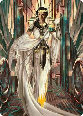 Elspeth Resplendent Art Card (64/81) (Gold-Stamped) [Streets of New Capenna Art Series]