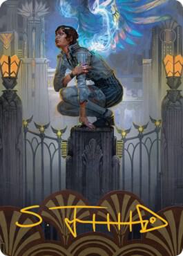 Giada, Font of Hope Art Card (65/81) (Gold-Stamped Signature) [Streets of New Capenna Art Series]