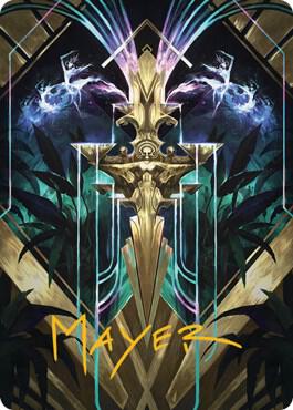 Halo Fountain Art Card (Gold-Stamped Signature) (66) [Streets of New Capenna Art Series]