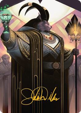 Jetmir, Nexus of Revels Art Card (68/81) (Gold-Stamped Signature) [Streets of New Capenna Art Series]