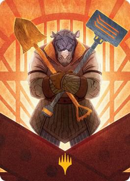 Mr. Orfeo, the Boulder Art Card (Gold-Stamped) (70) [Streets of New Capenna Art Series]
