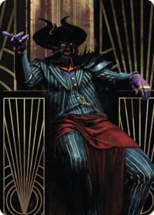 Ob Nixilis, the Adversary Art Card (71/81) [Streets of New Capenna Art Series]