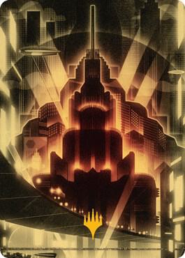 Plains Art Card (Gold-Stamped) (79) [Streets of New Capenna Art Series]