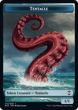 Tentacle // Champion of Wits Double-Sided Token (13 // 14) [New Capenna Commander]