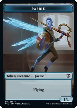 Faerie // Rogue Double-Sided Token (11 // 7) [New Capenna Commander]
