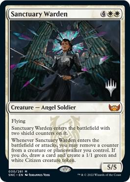 Sanctuary Warden (30) [Streets of New Capenna Promos]