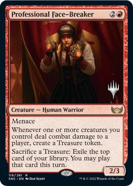 Professional Face-Breaker (116) [Streets of New Capenna Promos]