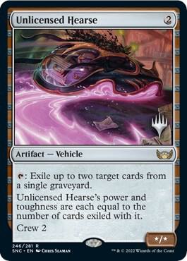 Unlicensed Hearse (246) [Streets of New Capenna Promos]