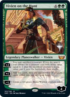 Vivien on the Hunt (162) [Streets of New Capenna Promos]