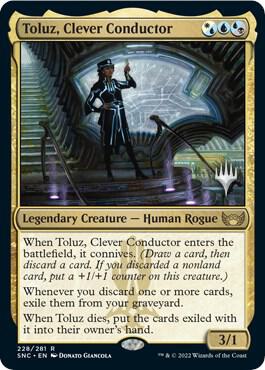 Toluz, Clever Conductor (228) [Streets of New Capenna Promos]