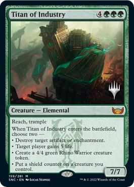 Titan of Industry (159) [Streets of New Capenna Promos]