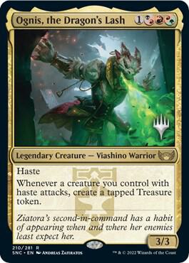 Ognis, the Dragon's Lash (210) [Streets of New Capenna Promos]