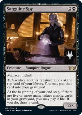 Sanguine Spy (93) [Streets of New Capenna Promos]